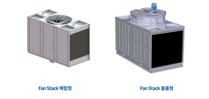 직교류 개방형 냉각탑 – Cross Flow Cooling Tower